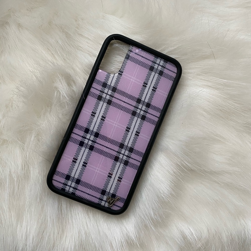 WildFlower Lavender Plaid Iphone X/Xs Case
